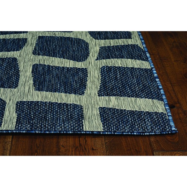 Homeroots 47 x 31 in. Mocha Polypropylene Rug 375223 - main